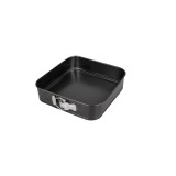 Forma Tort Patrata KingHoff 26cm Otel Carbon Antiaderenta Fund Detasabil Tava Copt Prajituri
