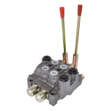 Distribuitor hidraulic profesional cu 2 manete, 200 bar, debit 80L/min