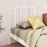 VidaXL Tăblie de pat, alb, 81x4x100 cm, lemn masiv de pin