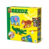 Cumpara ieftin Set creativ pentru copii cu 2000 margele de calcat, Animale din Safari, +5 ani