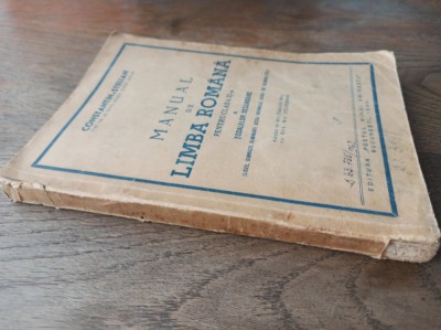 MANUAL DE LIMBA ROMANA PENTRU CLASA II-A, 1946 foto