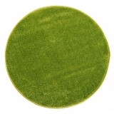 Covor Rotund Camera Copii Model Kolibri 11000-130, Marime 80 x 80 cm, Verde, Inaltime Fir 9 mm, Antialergic, Polipropilena, Gradinita, Cresa, Loc de J