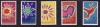 C1621 - Surinam 1970 - Pastele 5v. neuzat,perfecta stare, Nestampilat