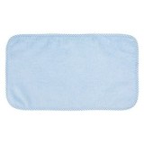 Prosop din bumbac albastru cu margine cu carouri pentru față 50x30cm, CMCLASS