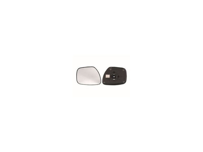 Geam oglinda Mazda 2 (Dy), 04.2003-10.2007, Mazda 3 (Bk), 10.2003-07.2009, Dreapta, Crom, Fara incalzire, Convex, BestAutoVest DD10691G1A; DD10-69-1G