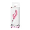 Vibrator Rabbit Pretty Love Pete, stimulare dubla, roz, 30 Viteze, 20 cm#