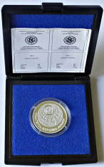 BNR MONEDA 100 LEI 1996 UNICEF ARGINT PROOF CUTIE ORIGINALA SI CERTIFICAT foto