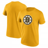Boston Bruins tricou de bărbați Primary Logo Graphic T-Shirt Yellow Gold - L