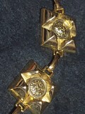 Centura /curea dama Aurie.curea Vintage deosebita PARIS.Curea dama vintage metal aurie