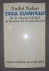 Exilul Cuvantului - Andre Neher, Iudaism, Hadefer, 2002