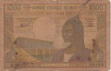 MALI 1000 FRANCS FRANCI ND(1970-84) UZATA