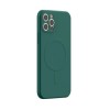 Husa culoarea Dark Green pentru cu iPhone 12 Mini, cu incarcare tip MagSafe - ALC&reg;, ALC MOBILE