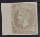 Romania 1872 - Eseu Carol l, 50 bani