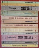 Eminesciana - Lot 12 volume despre viata si opera lui Mihai Eminescu