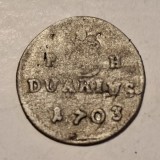 Ungaria 1 duarius 1703 / KB argint Leopold l