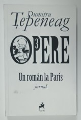 DUMITRU TEPENEAG , OPERE , VOLUMUL III : UN ROMAN LA PARIS , JURNAL , 2016