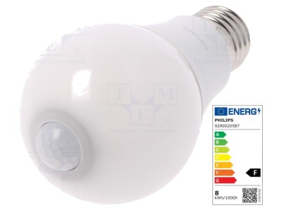 Lampă LED E27 8W 2700K Alb Cald foto