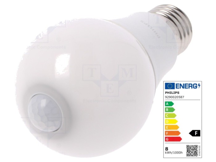 Lampă LED E27 8W 2700K Alb Cald