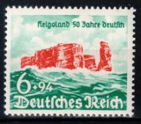 Germania Reich 1940, Mi #750, Helgoland, de 50 de ani parte din Germania, MNH! Cota 30 &euro;!