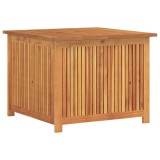 Lada depozitare pentru gradina 75x75x58 cm lemn masiv acacia