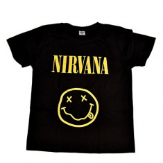 Tricou Nirvana - Smiley foto