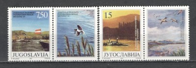 Iugoslavia.1991 Conferinta statelor dunarene Belgrad-cu vigneta SI.601 foto