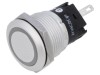 Lampă LED verde plată 24V &Oslash;19mm