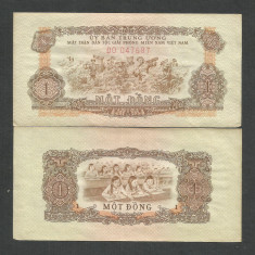 VIETNAM / VIETNAMUL DE SUD 1 DONG 1963 [1] P- R 4 , VF +