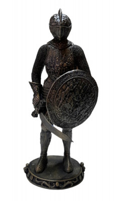 Statueta decorativa, Soldat in armura, 31 cm, J3324-6L foto