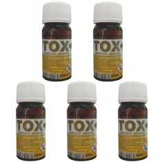 5 x Sanitox 40ml, Insecticid (echivalent regent) otrava pentru gandaci, 5 x 40ml foto