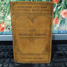 Leist, Gramatică germană teoretică și practică, Ediția a II-a București 1924 077