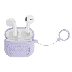 Casti Wireless cu Husa inclusa, XO-X26, BT5.1, Autonomie 5 Ore, Mov