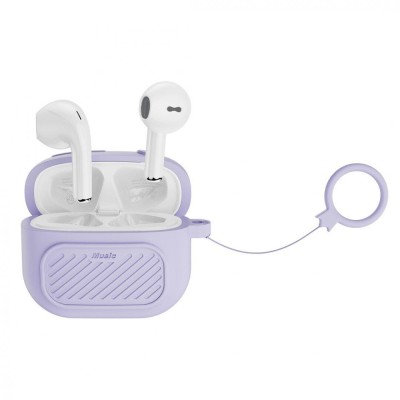 Casti Wireless cu Husa inclusa, XO-X26, BT5.1, Autonomie 5 Ore, Mov foto