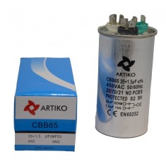 Condensator Pornire Motor, CBB65, 35+1.5uF(MFD),370v
