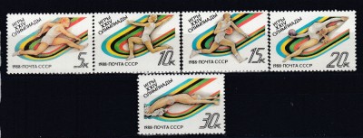 URSS RUSIA 1988 JOCURILE OLIMPICE SEUL SERIE MNH foto
