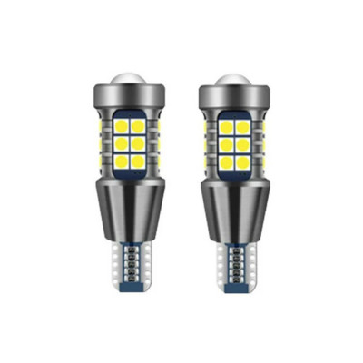 Set 2 x Becuri auto 27LED, T15 W16W, 6W, 12V, canbus, 2400lm/set foto