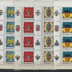 Semne heraldice seria cu toate TAPS-urile,nr lista 1816 , Romania .