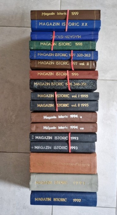 Colectie completa MAGAZIN ISTORIC ANII 1990-1999 (10 ani x 12 numere)