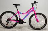 Bicicleta MTB Belderia Rose, culoare roz, roata 26&quot;, cadru din otel PB Cod:232853000108