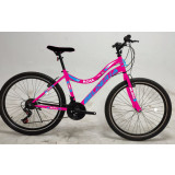 Bicicleta MTB Belderia Rose, culoare roz, roata 26&quot;, cadru din otel PB Cod:232853000108