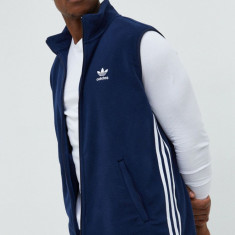 adidas Originals vesta barbati, culoarea albastru marin, de tranzitie