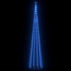 Decoratiune brad Craciun conic 752 LED-uri albastru 160x500 cm