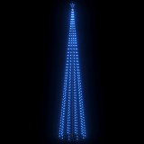 Cumpara ieftin Decoratiune brad Craciun conic 752 LED-uri albastru 160x500 cm