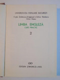 LIMBA ENGLEZA CURS PRACTIC 2 de VIRGILIU STEFANESCU de DRGANESTI , ADRIAN NICOLESCU , VICTOR HANEA , 1972