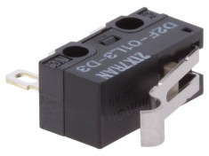 Micro&icirc;ntrerupător SNAP ACTION SPDT 1A 125VAC 0,1A 30VDC IP40