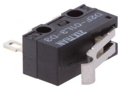 Micro&amp;icirc;ntrerupător SNAP ACTION SPDT 1A 125VAC 0,1A 30VDC IP40 foto