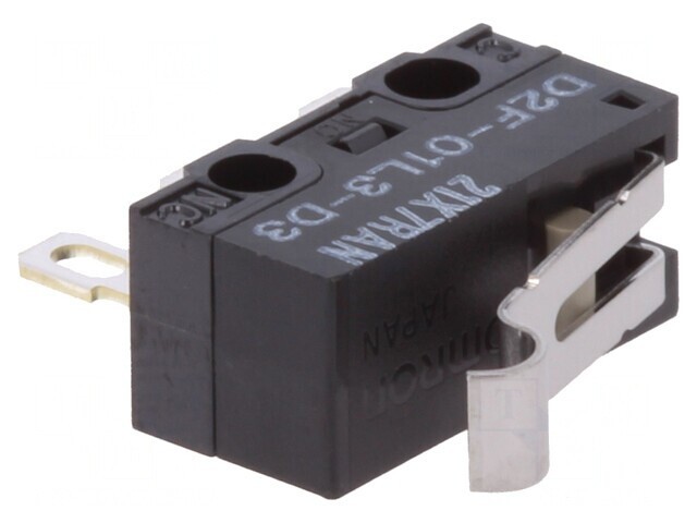 Micro&icirc;ntrerupător SNAP ACTION SPDT 1A 125VAC 0,1A 30VDC IP40