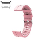 Curea din silicon compatibila cu Samsung Galaxy Watch9 44mm/40mm, Samsung Galaxy Watch 8 44mm/40mm, Tickle Me Pink