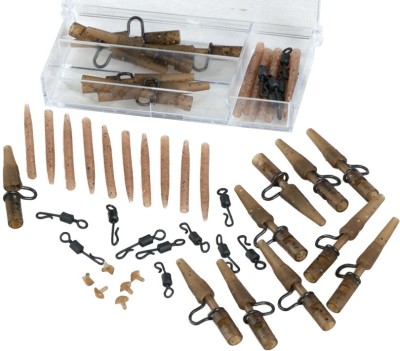 Kit Extra Carp Camou Heavy Lead Clip Box, 4x10 Buc/Plic foto