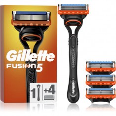 Gillette Fusion5 Aparat de ras + rezervă lame 4 buc